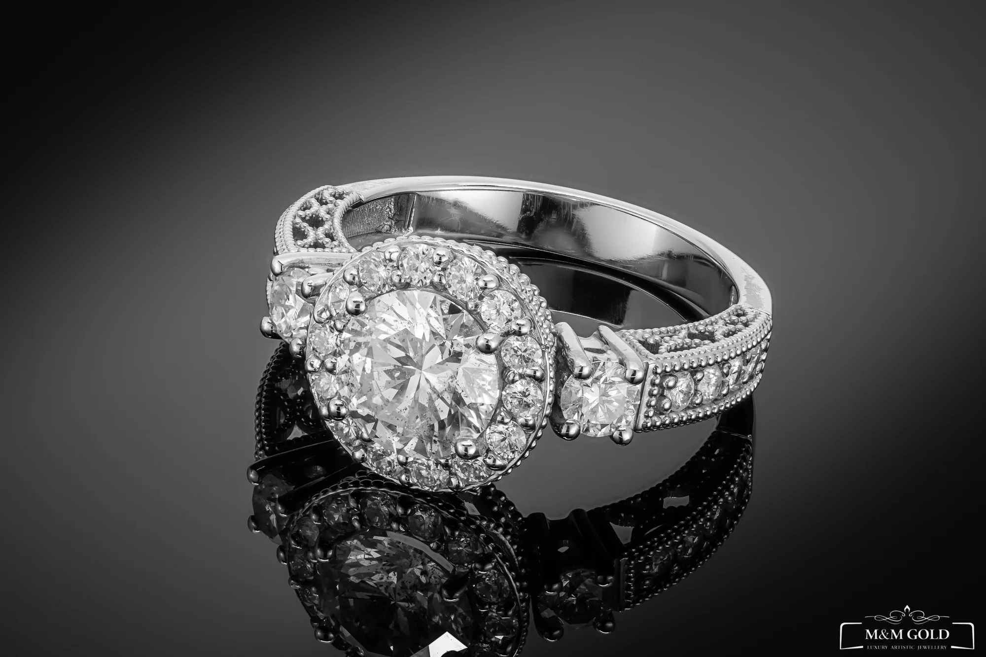 "White Luxury™" "MyLove™" Ring in white gold, photo 3