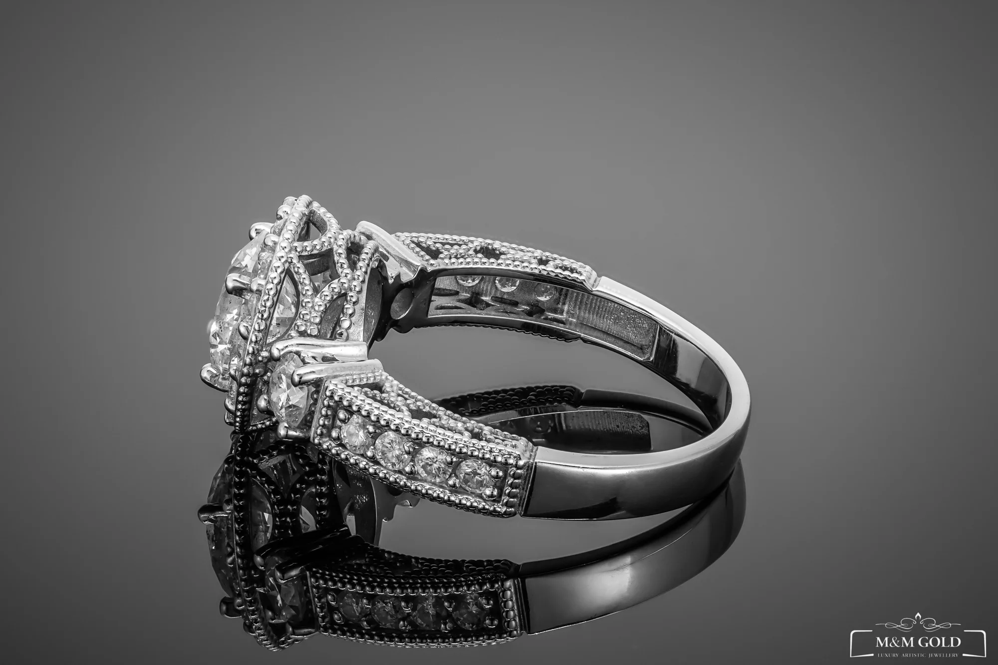 "White Luxury™" "MyLove™" Ring in white gold, photo 5
