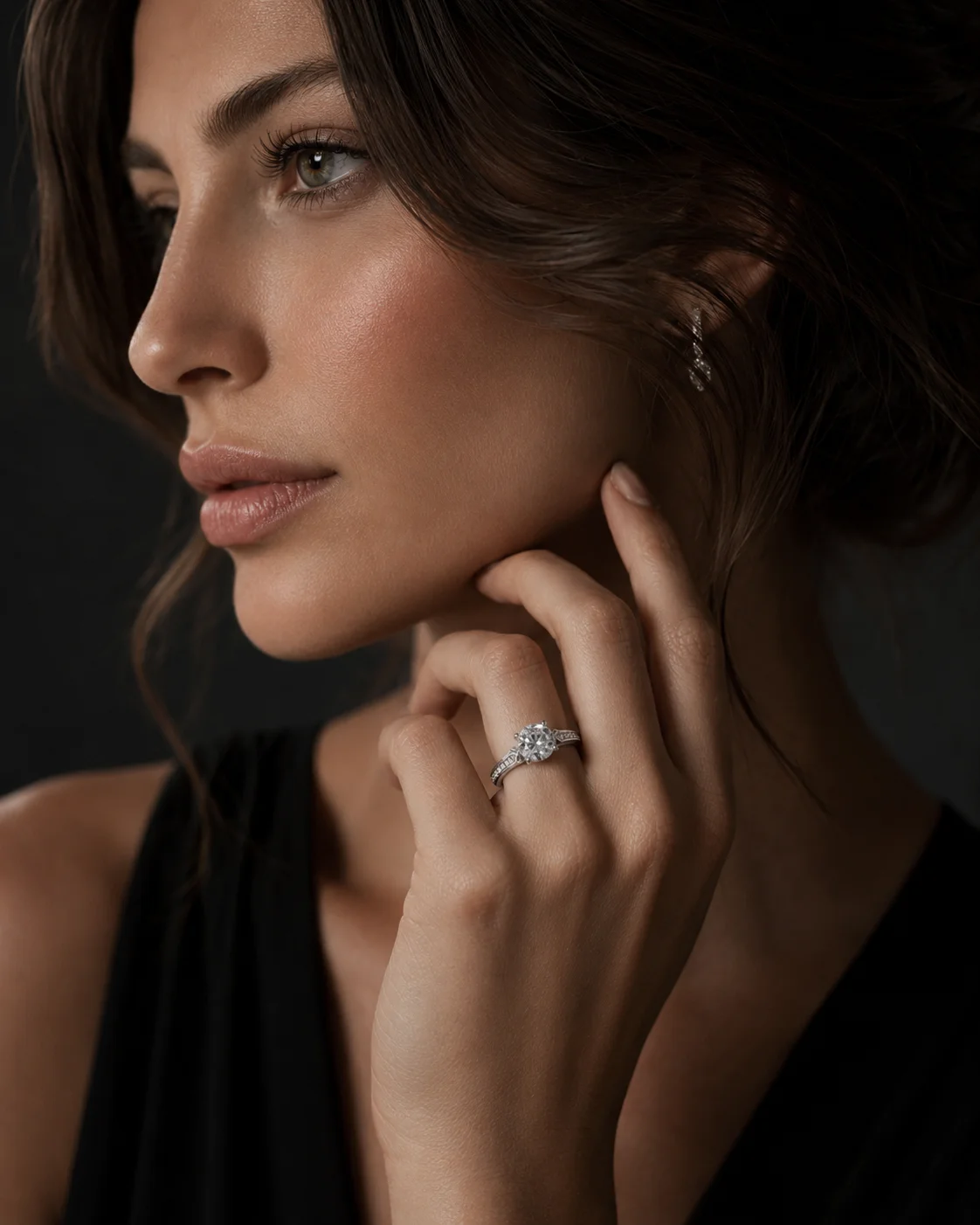 "WhiteLuxury™" Ring 4.40ct in white gold, photo 2