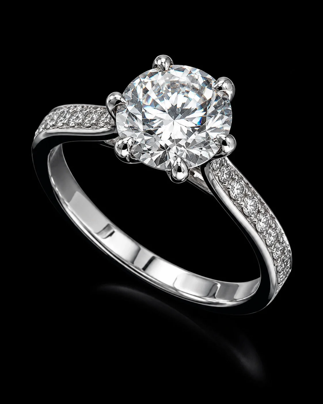 "Celeste™" Engagement Ring – White gold 18k
