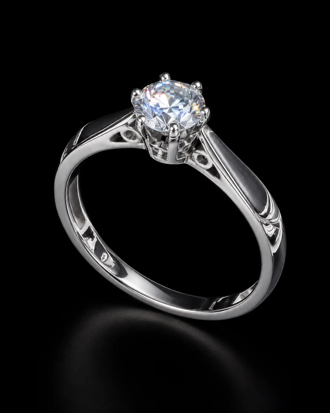 Éternelle™ Engagement Ring – White gold