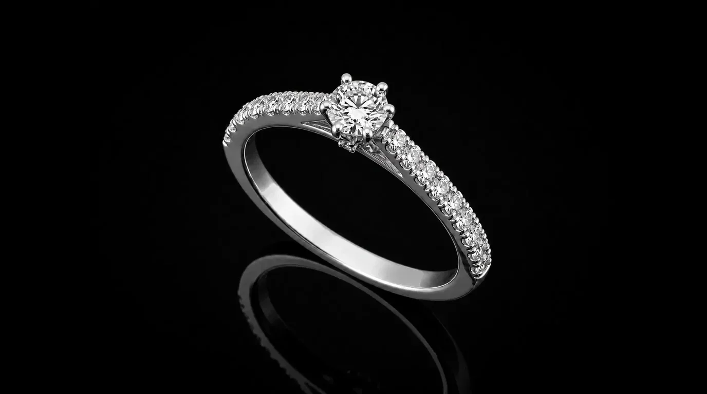 "MyLaurent™" 0.70ct Engagement Ring – White gold 18k