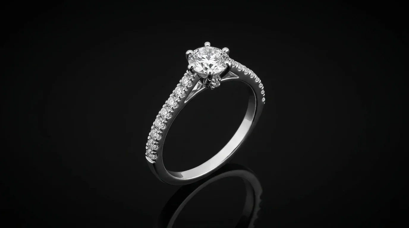 "MyLaurent™" Engagement Ring in white gold 18k, photo 3