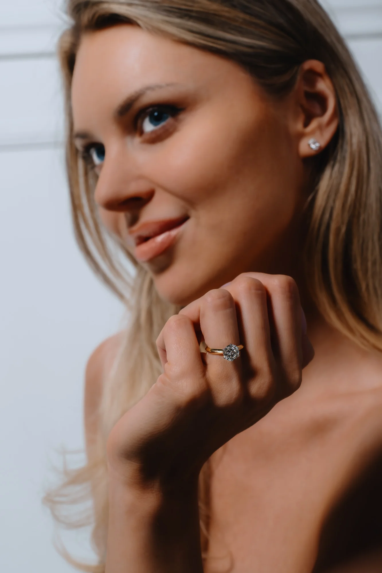 Singiel™ Engagement Ring in 18k yellow gold, photo 8