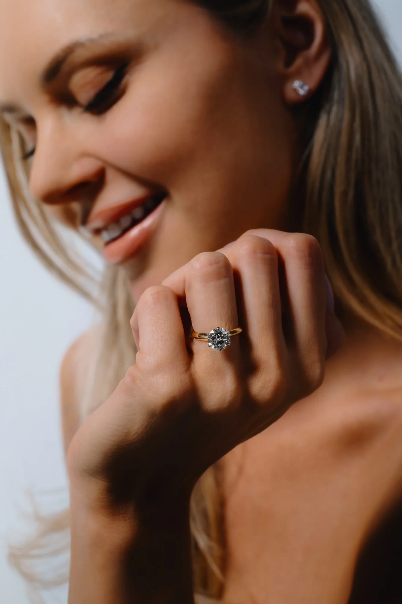 Singiel™ Engagement Ring in 18k yellow gold, photo 10