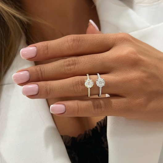 Solitaire™ Engagement Ring in white gold 18k, photo 9