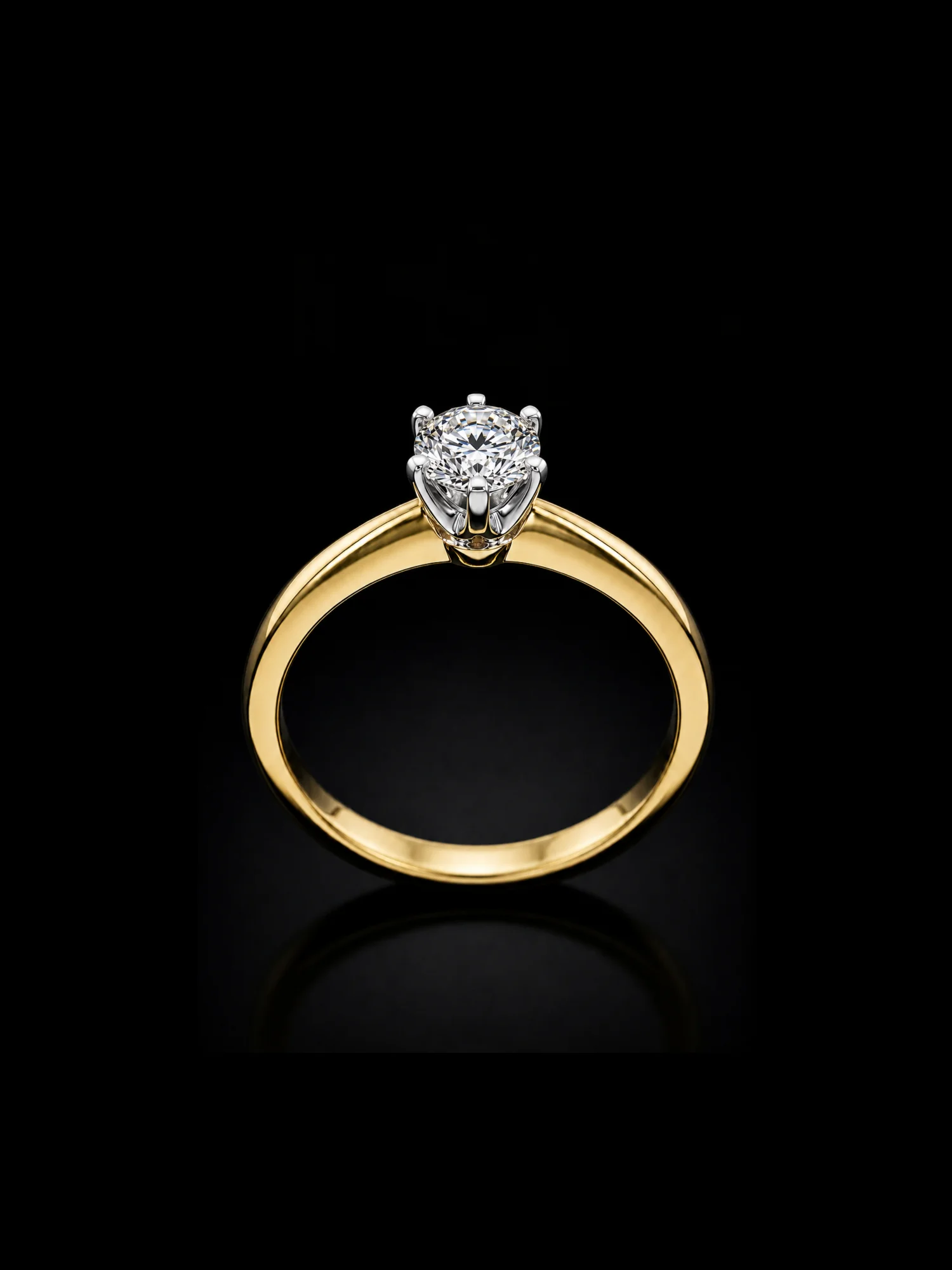TheTiffany™ Engagement Ring in yellow gold, photo 3