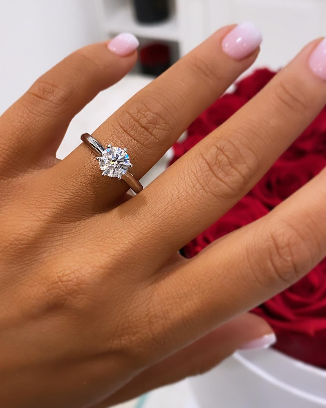 TheTiffany™ Engagement Ring in platinum, photo 2