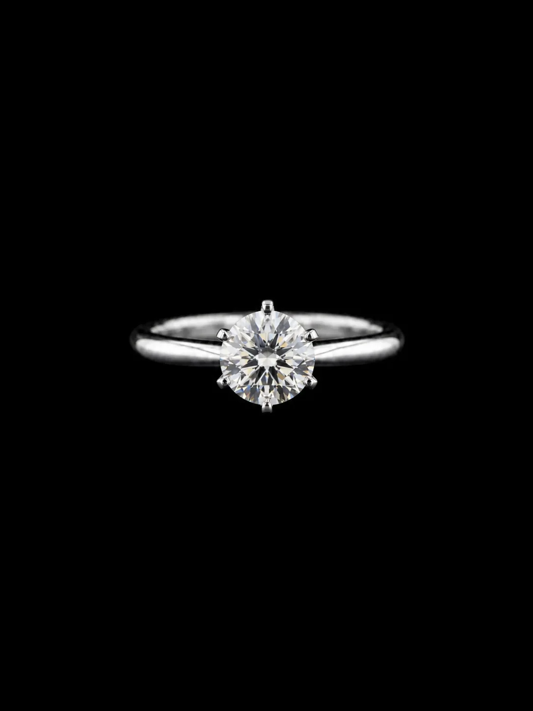 "TheTiffany™" Engagement Ring in platinum, photo 3