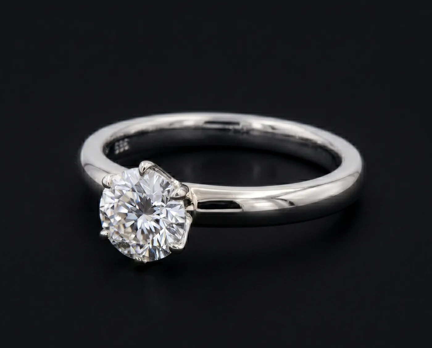 "TheTiffany™" Engagement Ring in platinum, photo 5