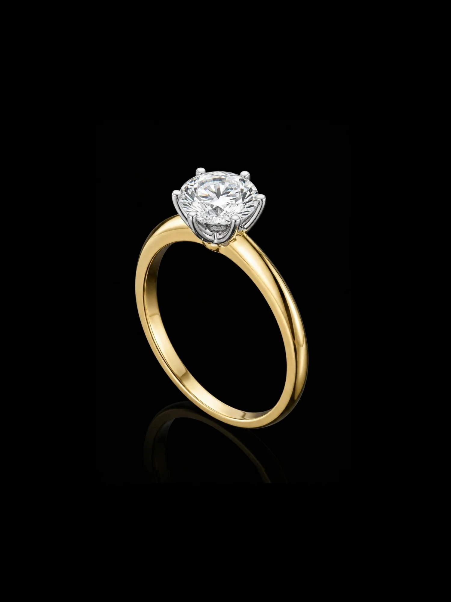 "TheTiffany™" 1.50ct Engagement Ring – Yellow gold 18k