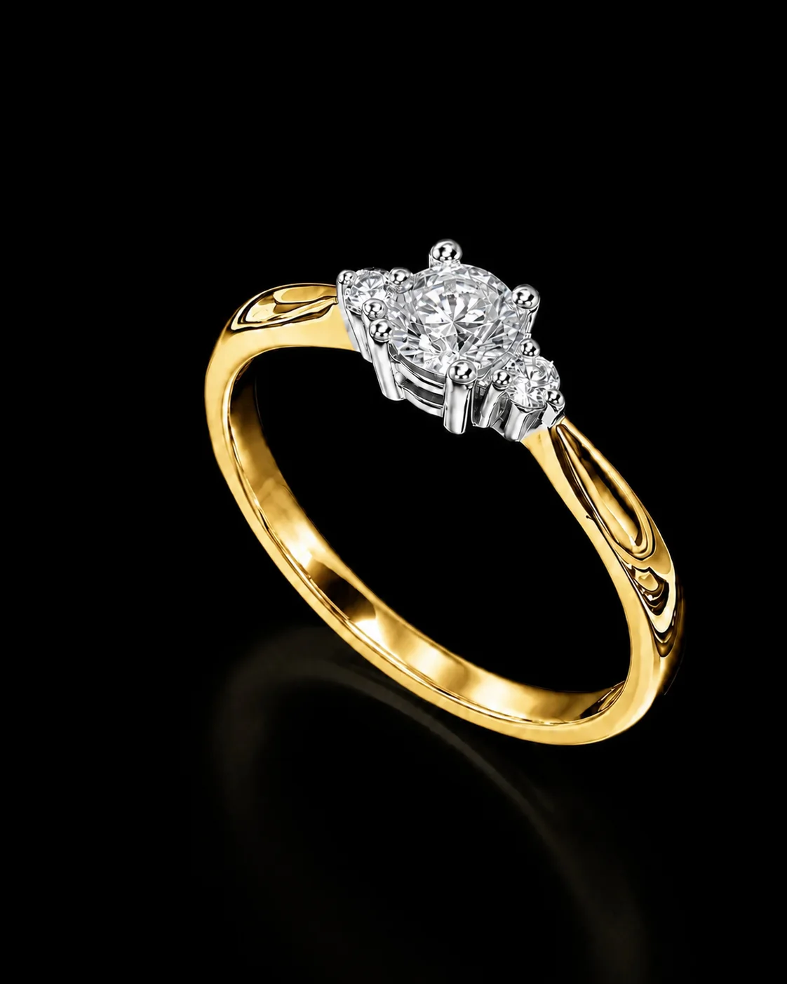 "Trinité™" Engagement Ring – Rose gold