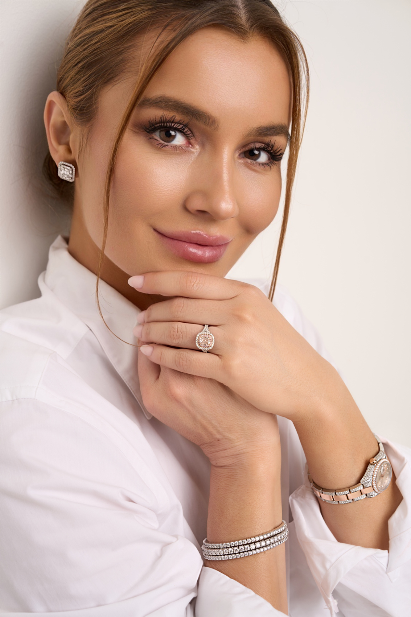 Marta Krupa | Pierścionek "NaturalFancyPink ™" z naturalnie różowym diamentem