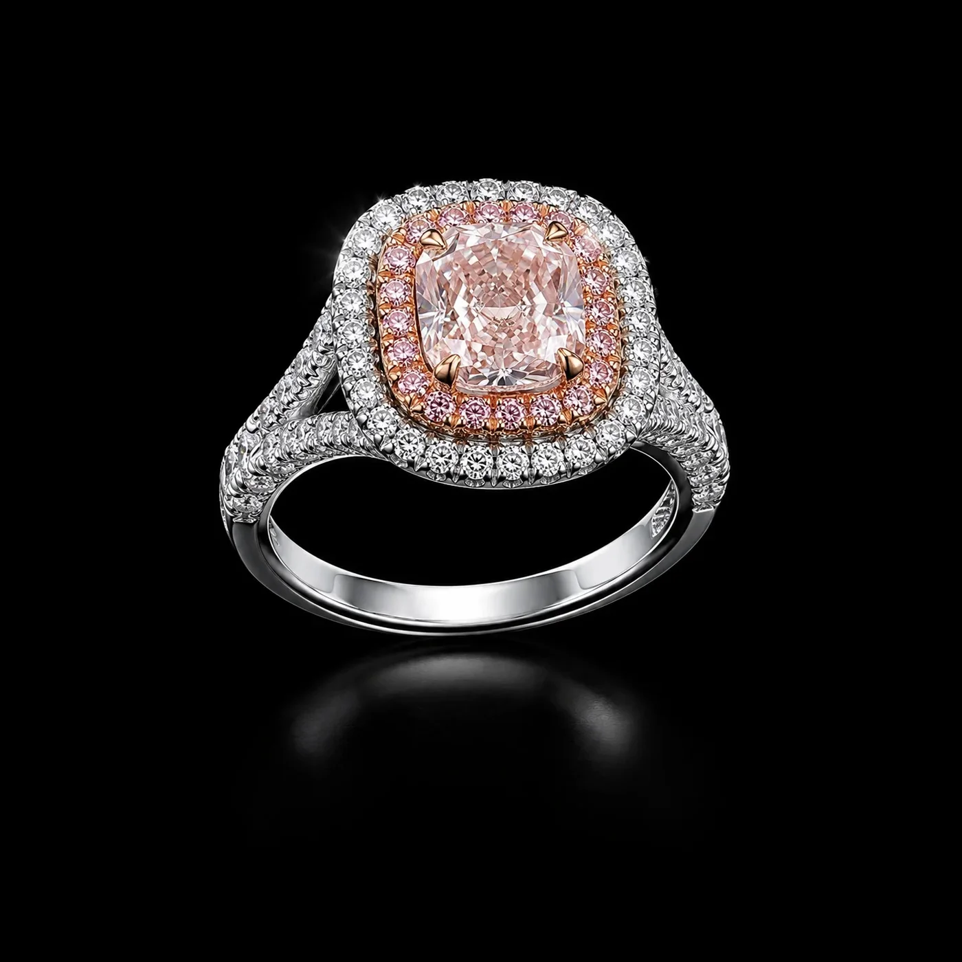 "NaturalFancyPink™" Ring by Marta Krupa in platinum, photo 3