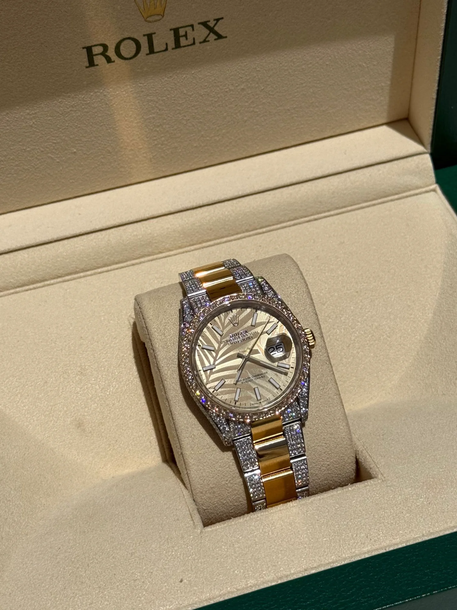 Rolex Datejust PALMOWY ICED 126203 36mm, photo 2