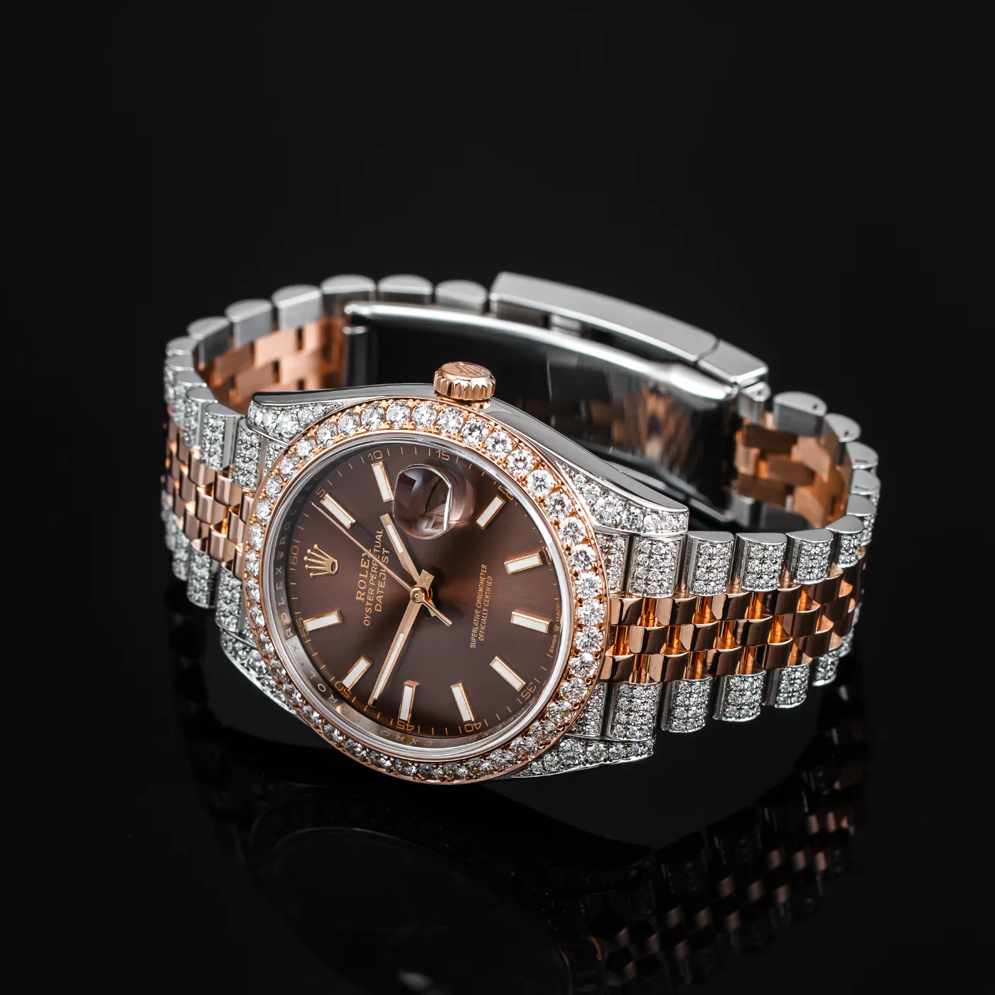 Rolex Datejust 41mm Chocolate ICED - Rolex HIGHBART FitLovers