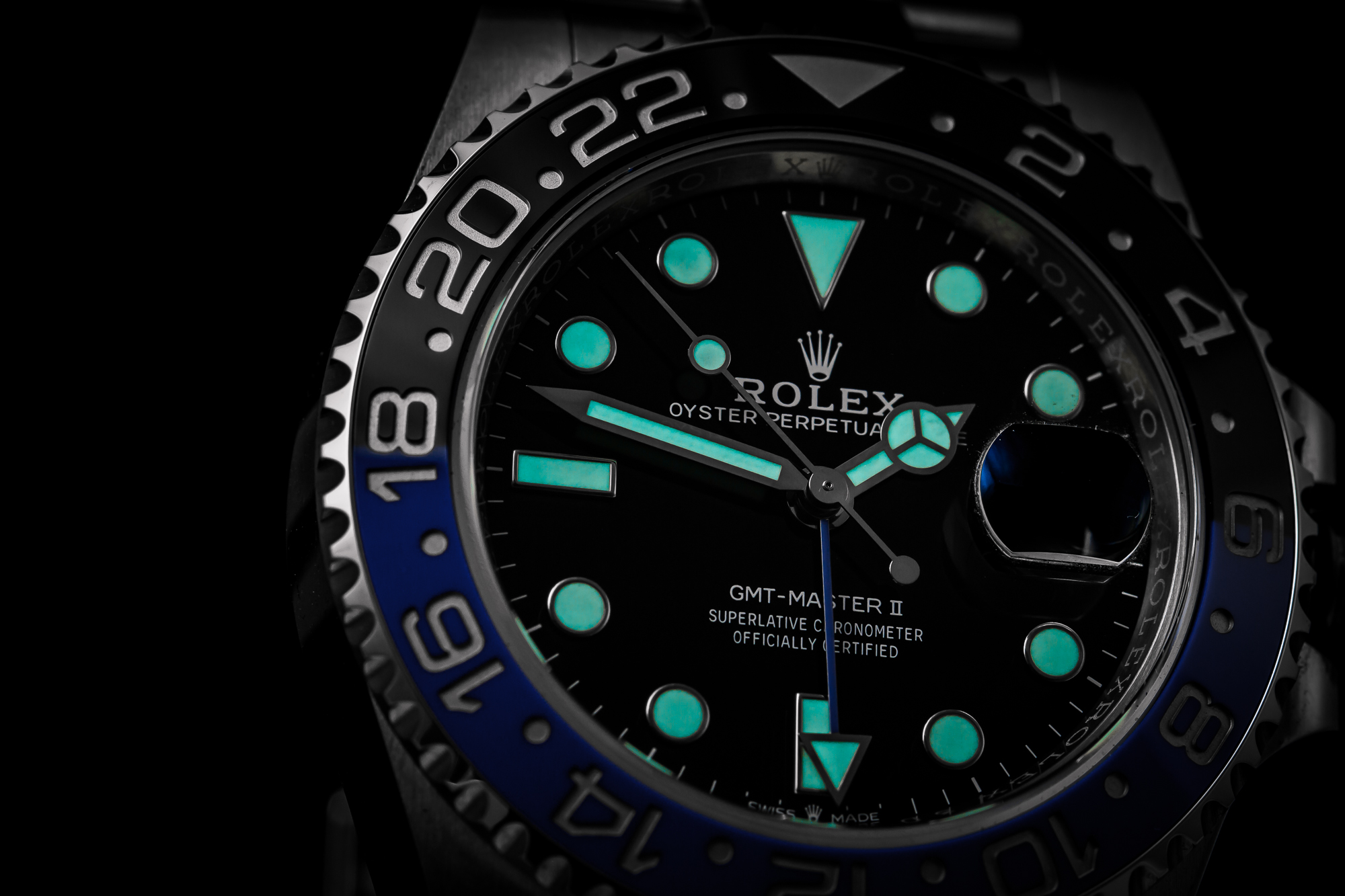 ROLEX GMT MASTER II Batman on Oyster 126710BLNR, photo 2