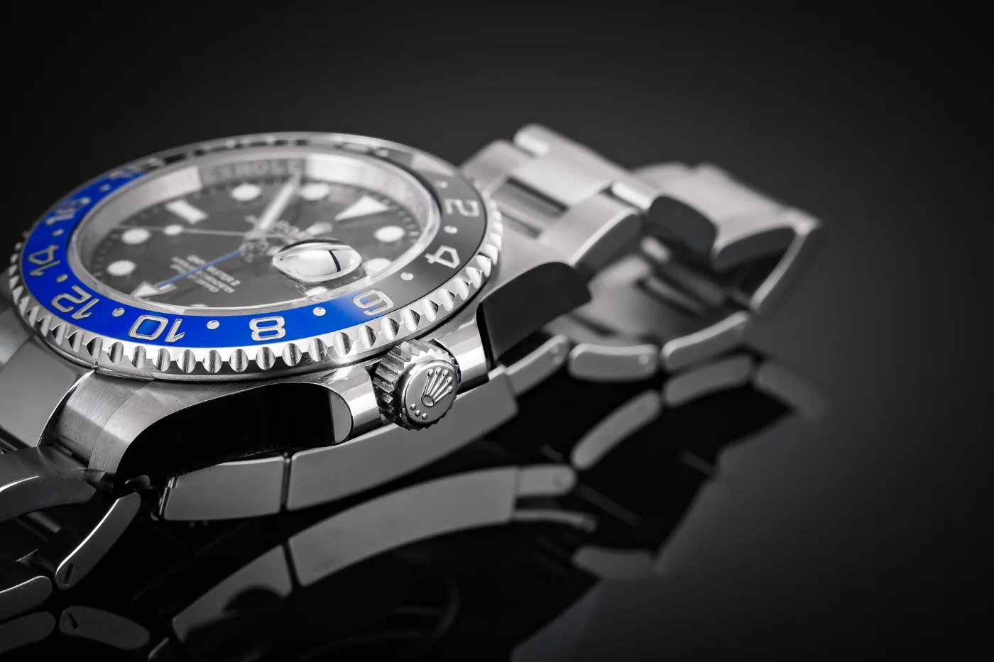 ROLEX GMT MASTER II Batman on Oyster 126710BLNR, photo 8