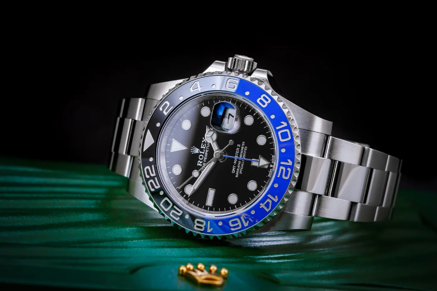 ROLEX GMT MASTER II Batman on Oyster 126710BLNR, photo 10
