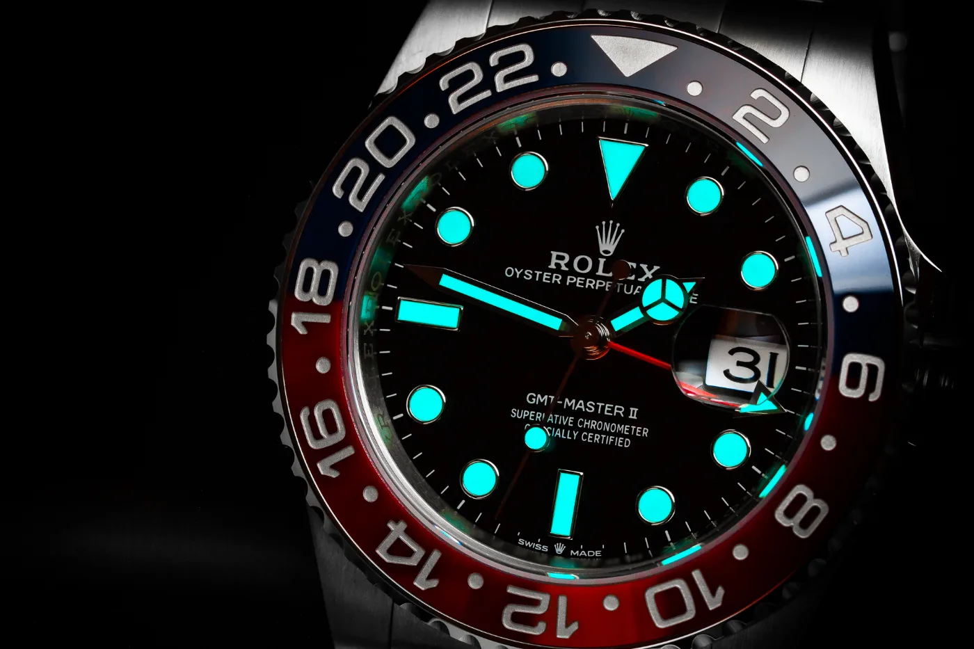 ROLEX GMT MASTER II Pepsi on Oyster discontinued 126710BLRO, photo 7