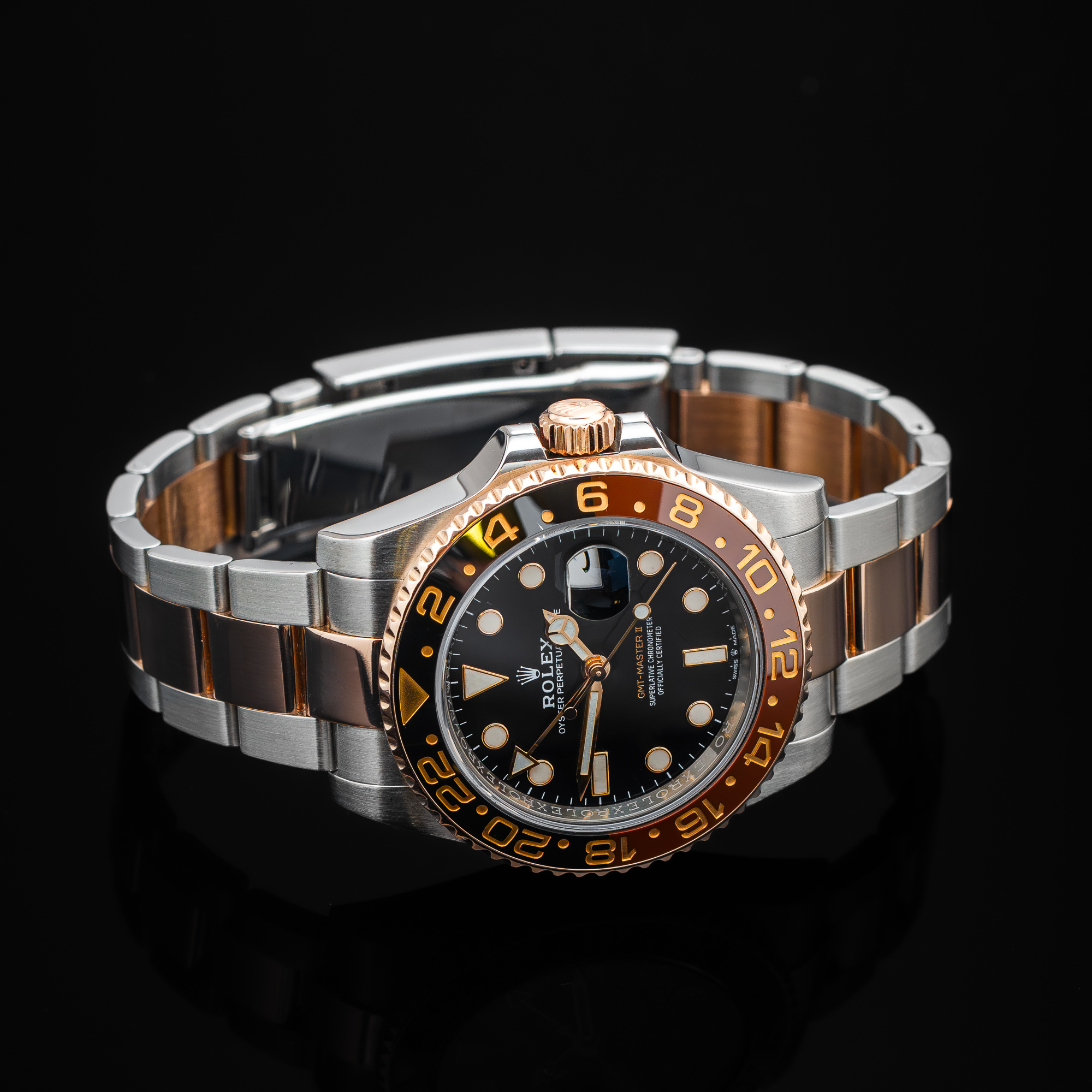 ROLEX GMT MASTER II Root Beer, Two Tone 126711CHNR, photo 3