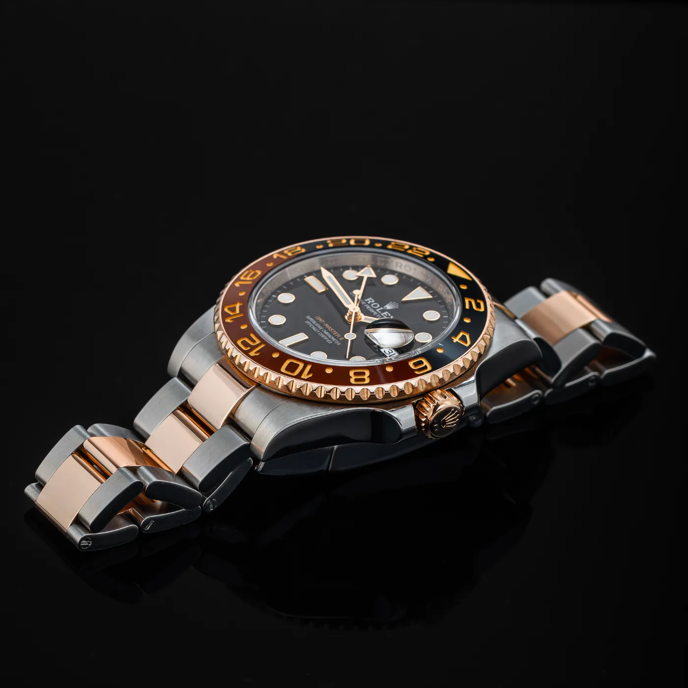 ROLEX GMT MASTER II Root Beer, Two Tone 126711CHNR, photo 5