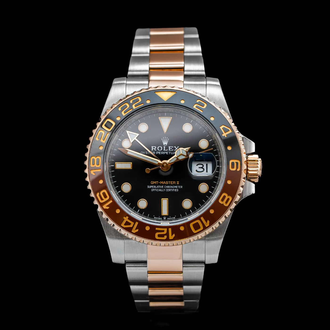 ROLEX GMT MASTER II Root Beer, Two Tone 126711CHNR, photo 7