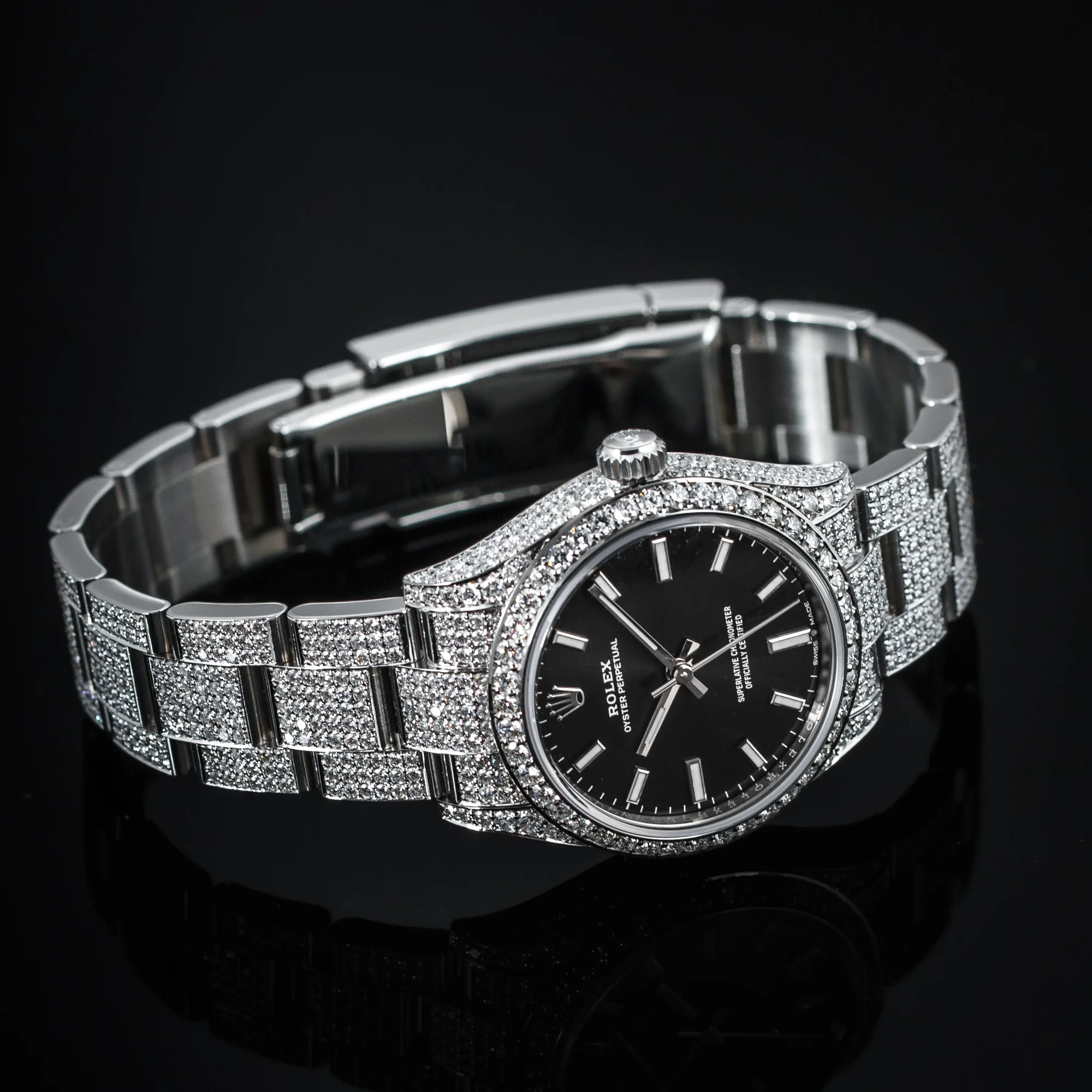 Diamentowy Rolex Full Iced