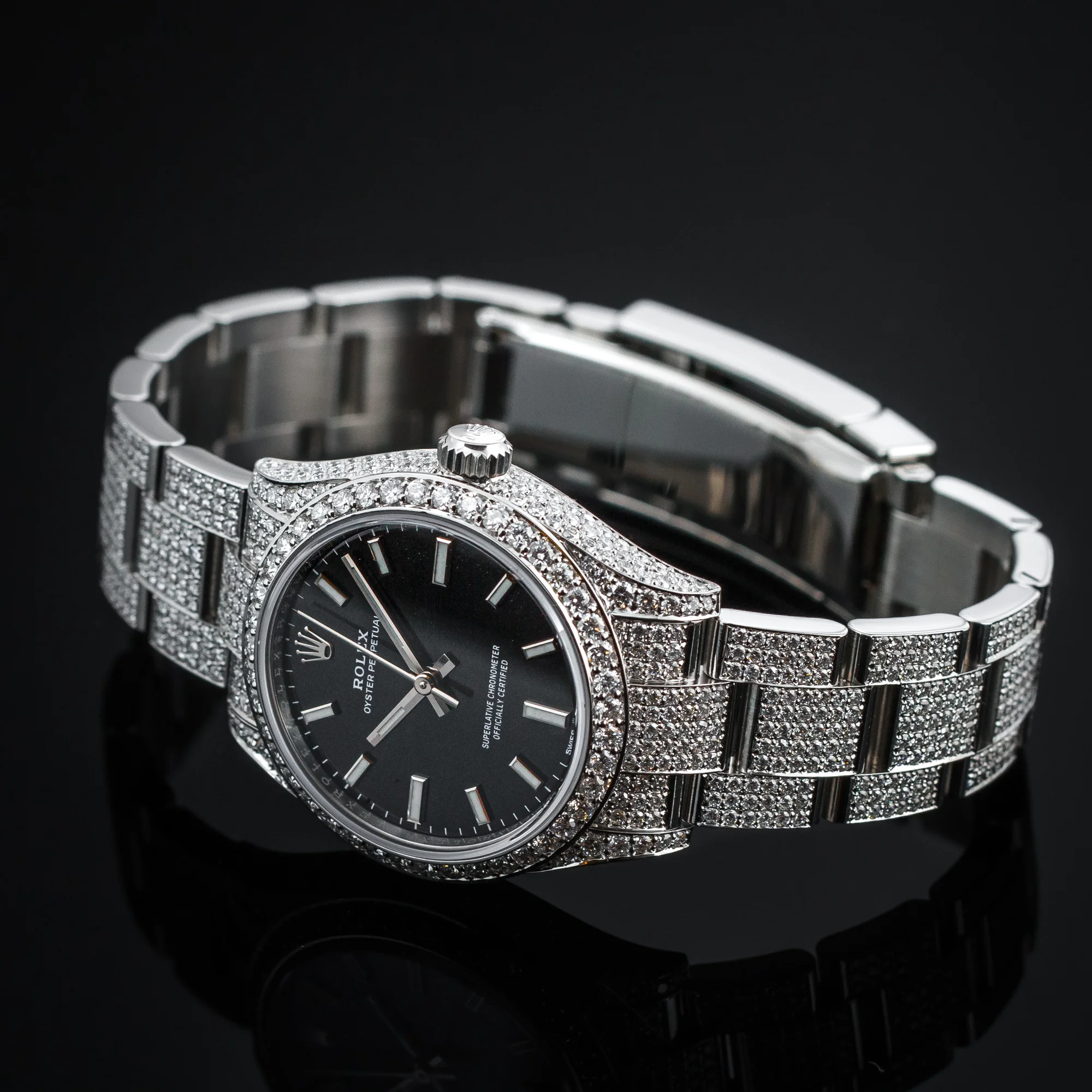 Diamentowy Rolex Full Iced