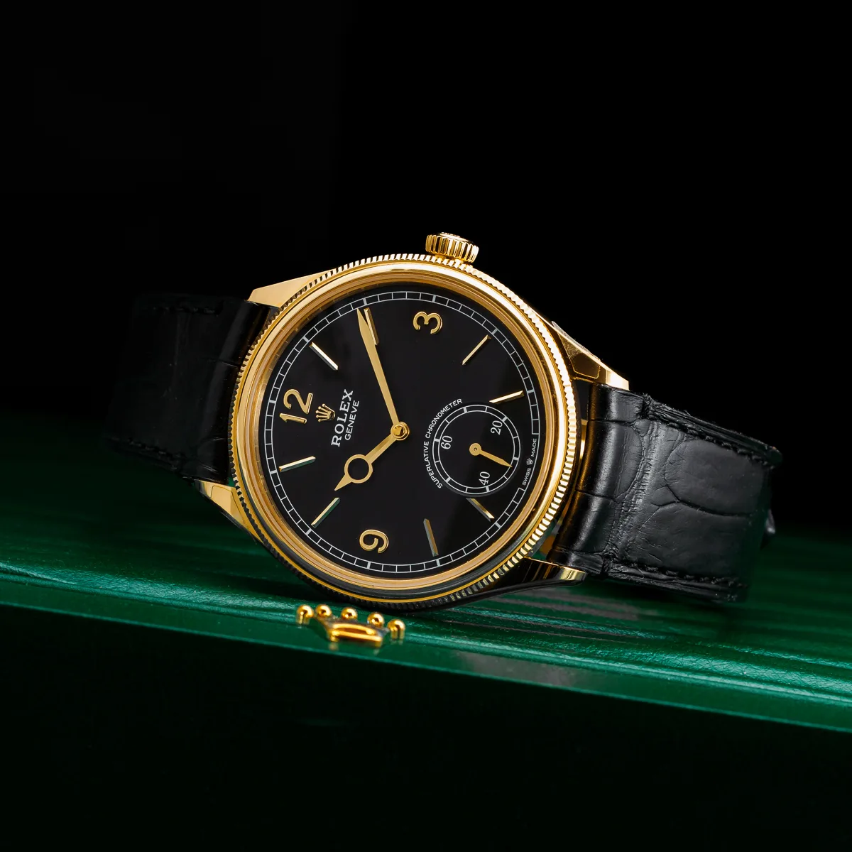 Rolex Perpetual 1908 Black Dial 52508