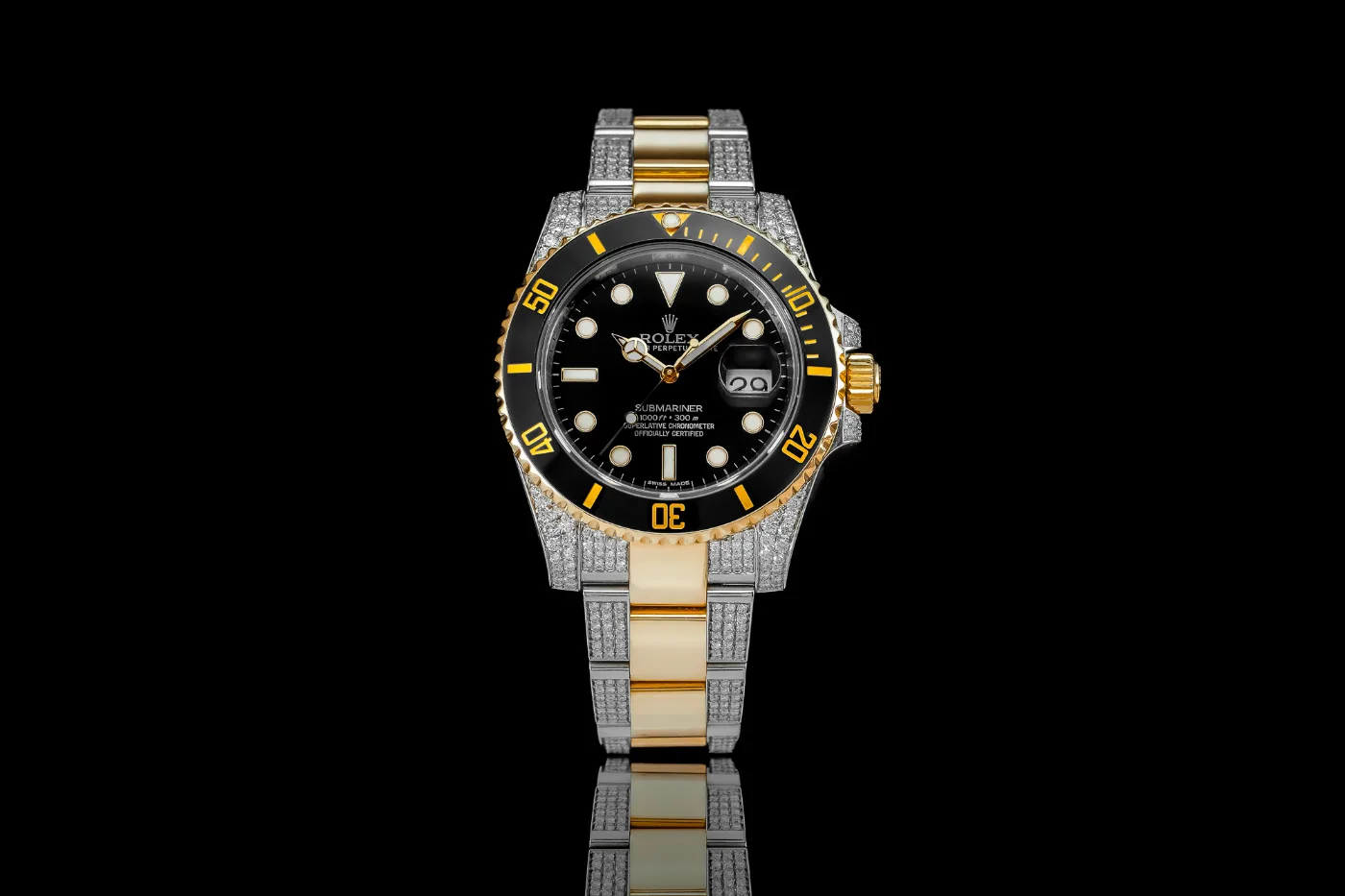 Diamentowy Rolex Submariner Bespoke ICED