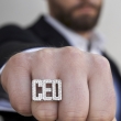 Signet Ring „CEO™” in yellow gold, photo 6