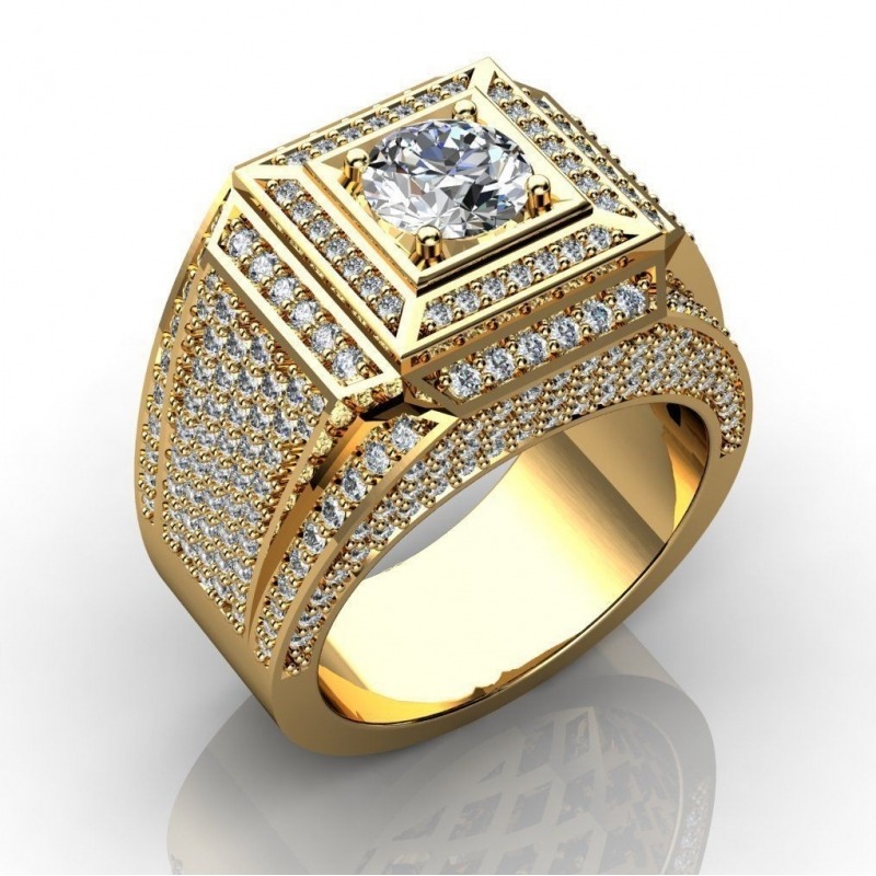 Signet Ring "LordOfRules™" in yellow gold, photo 2