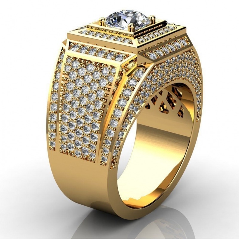 Signet Ring "LordOfRules™" in yellow gold, photo 4