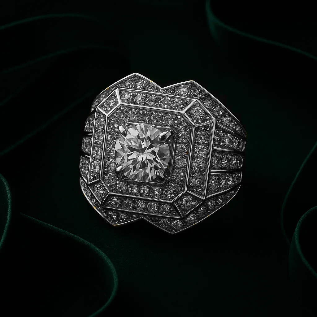 Men's "MM4MEN™" Signet in white gold, photo 5