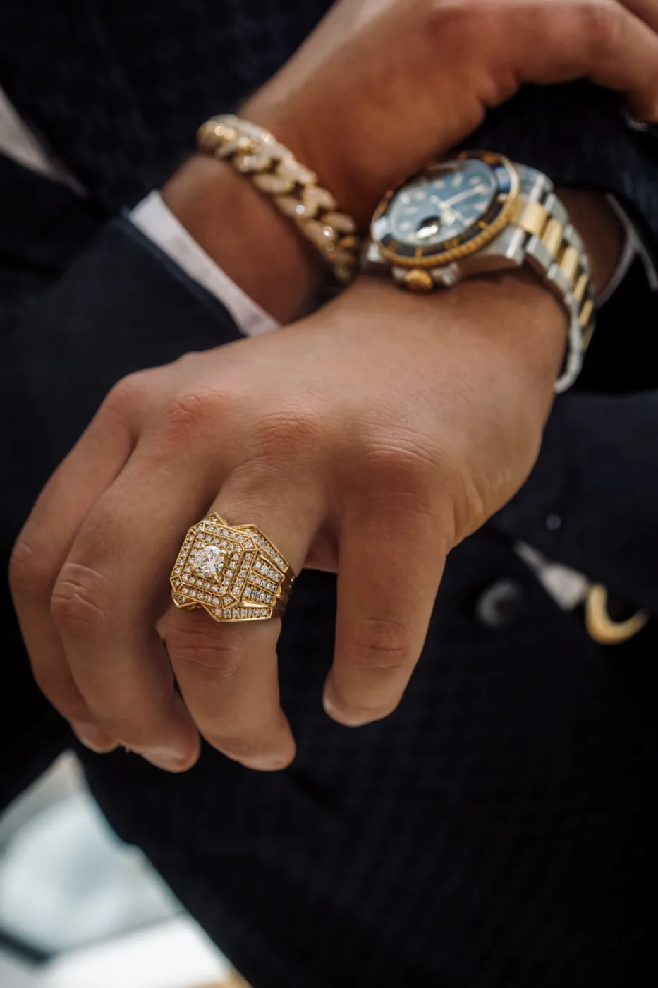 Men's "MM4MEN™" Signet Ring in rose gold, photo 3