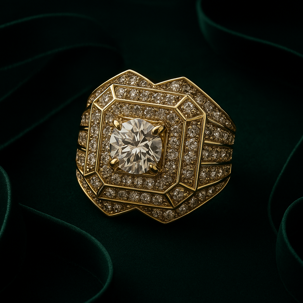 Signet Ring "MM4MEN™" in yellow gold 18k, photo 5