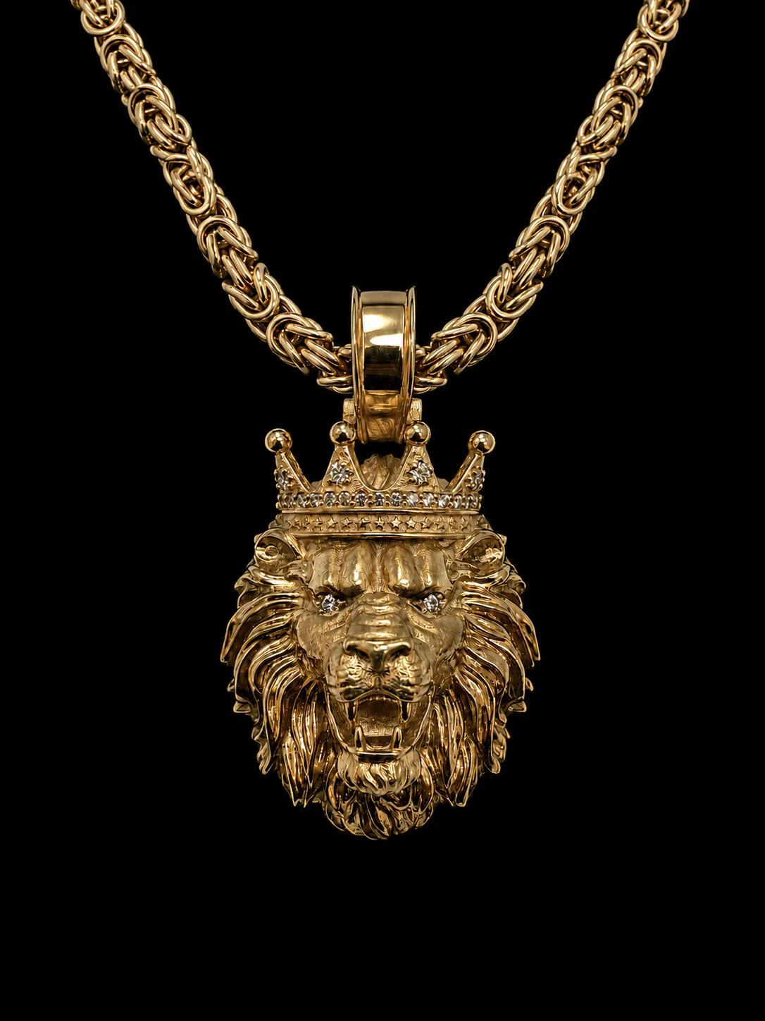 "LionsEmpire™" Pendant – Yellow gold 14k