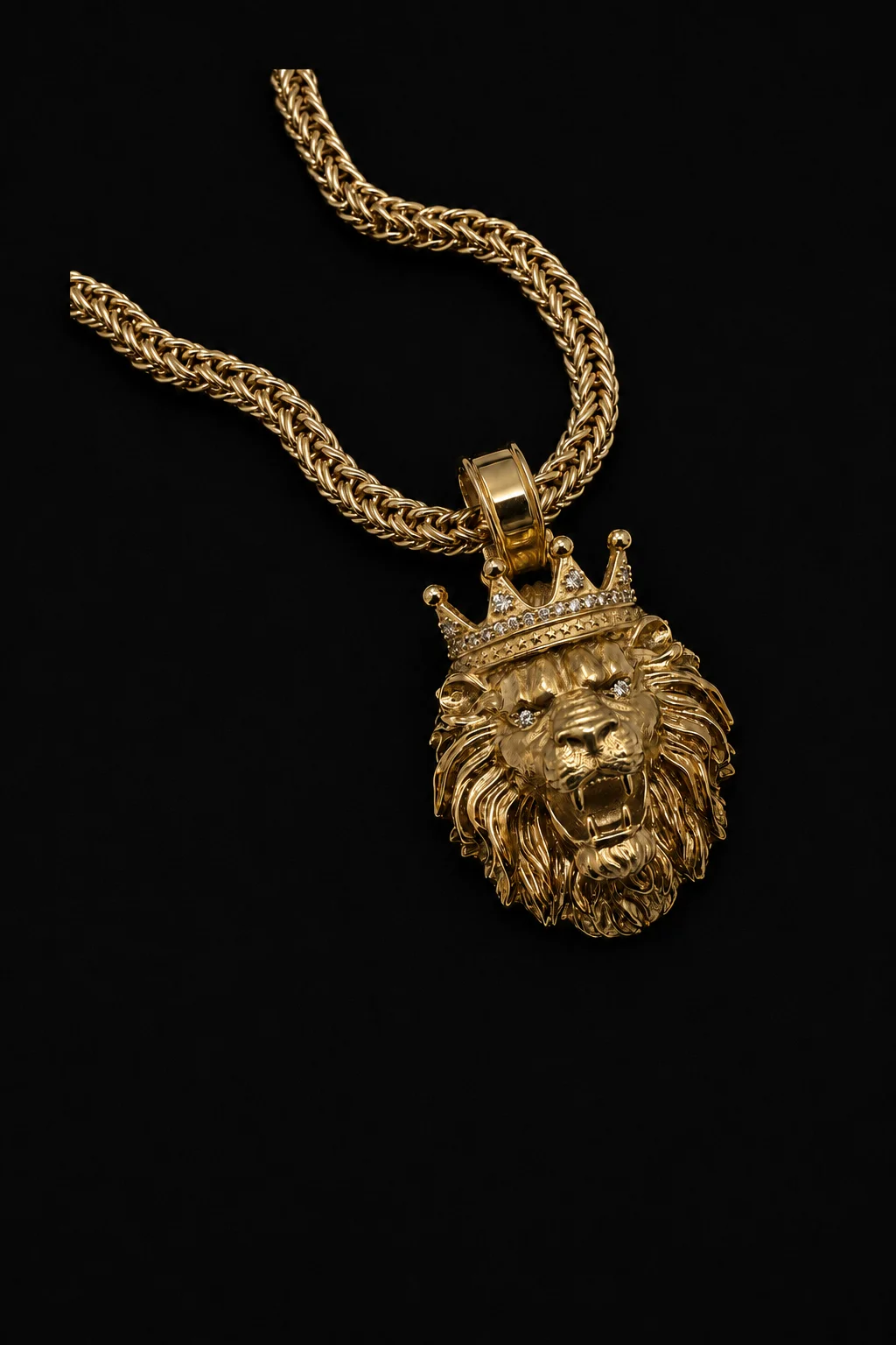 "LionsEmpire™" Pendant in yellow gold 14k, photo 3
