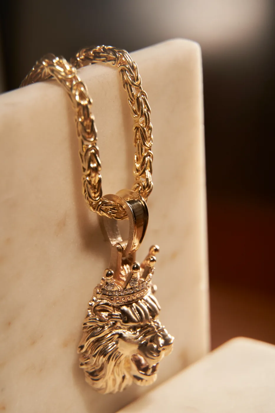 "LionsEmpire™" Pendant in yellow gold 14k, photo 4